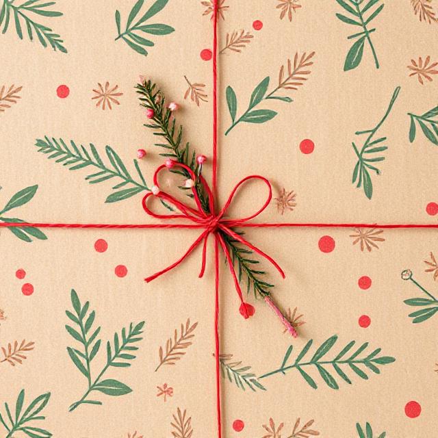 2025 STAMPED WRAPPING PAPER // SUN 30TH NOVEMBER