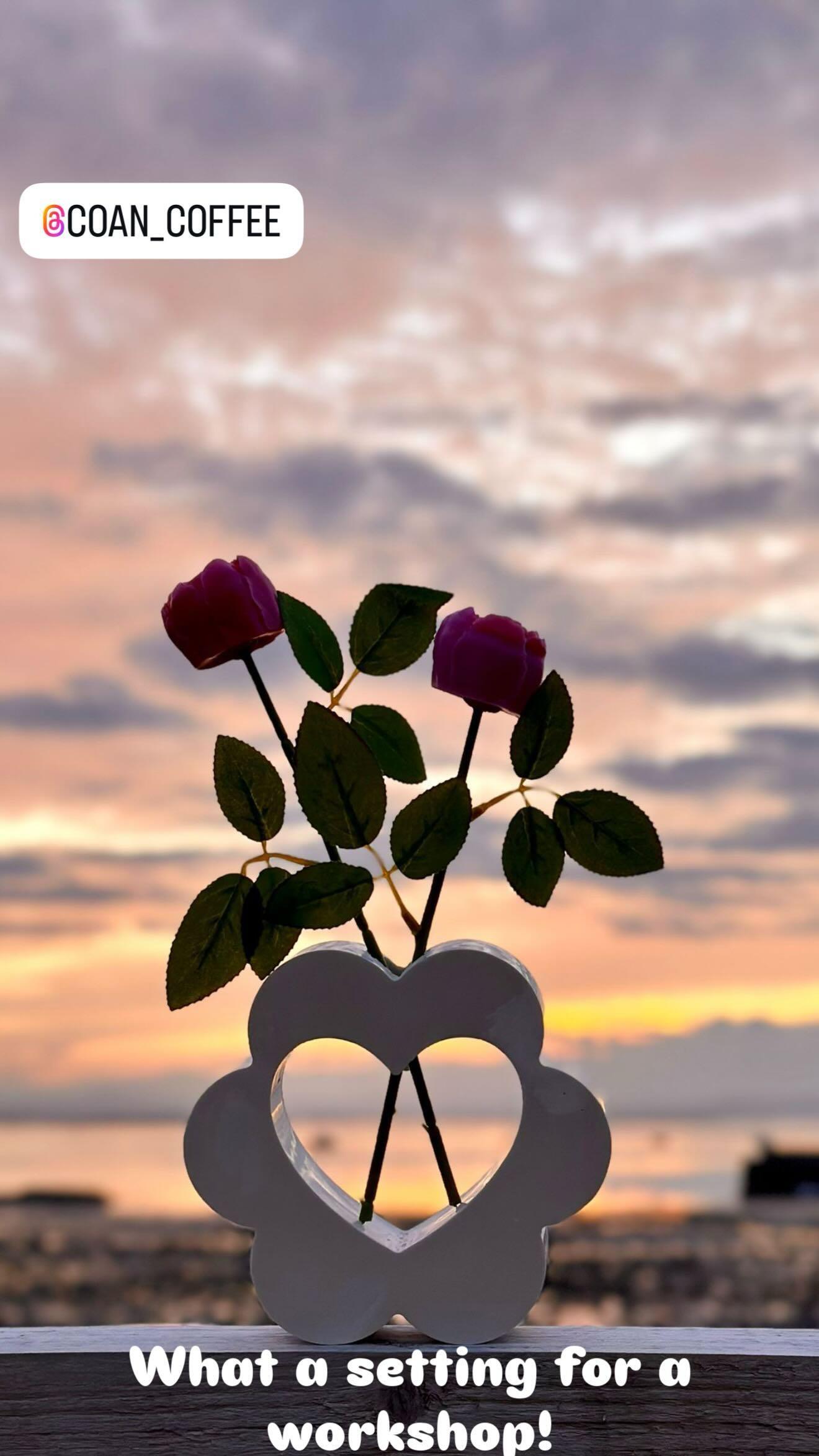 2026 //STONE CAST VASE & WAX MELT FLOWER WORKSHOP // SAT 14 FEB