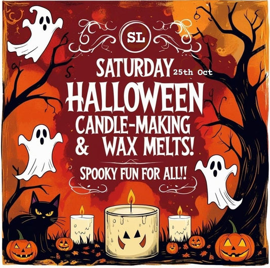 2025 HALLOWEEN CANDLE WORKSHOP // SAT 25TH OCTOBER