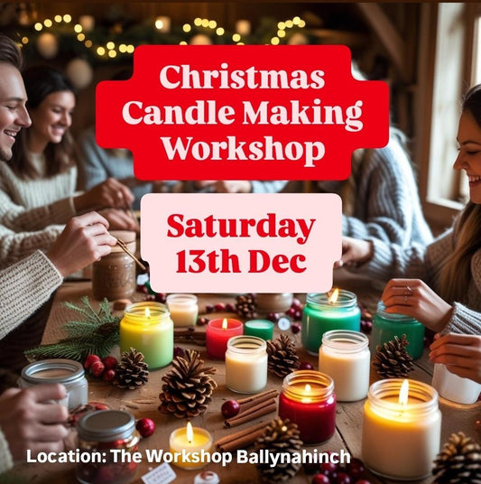 2025 CHRISTMAS CANDLE WORKSHOP // SAT 13TH DECEMBER