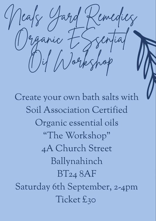 2025 ORGANIC BATH & BODY WORKSHOP // SAT 6th SEPTEMBER